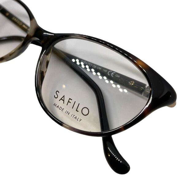 Safilo Burrato 06 Color C9K Havana White Women Eyeglass Frame 53 x 16 140 - Picture 2 of 11